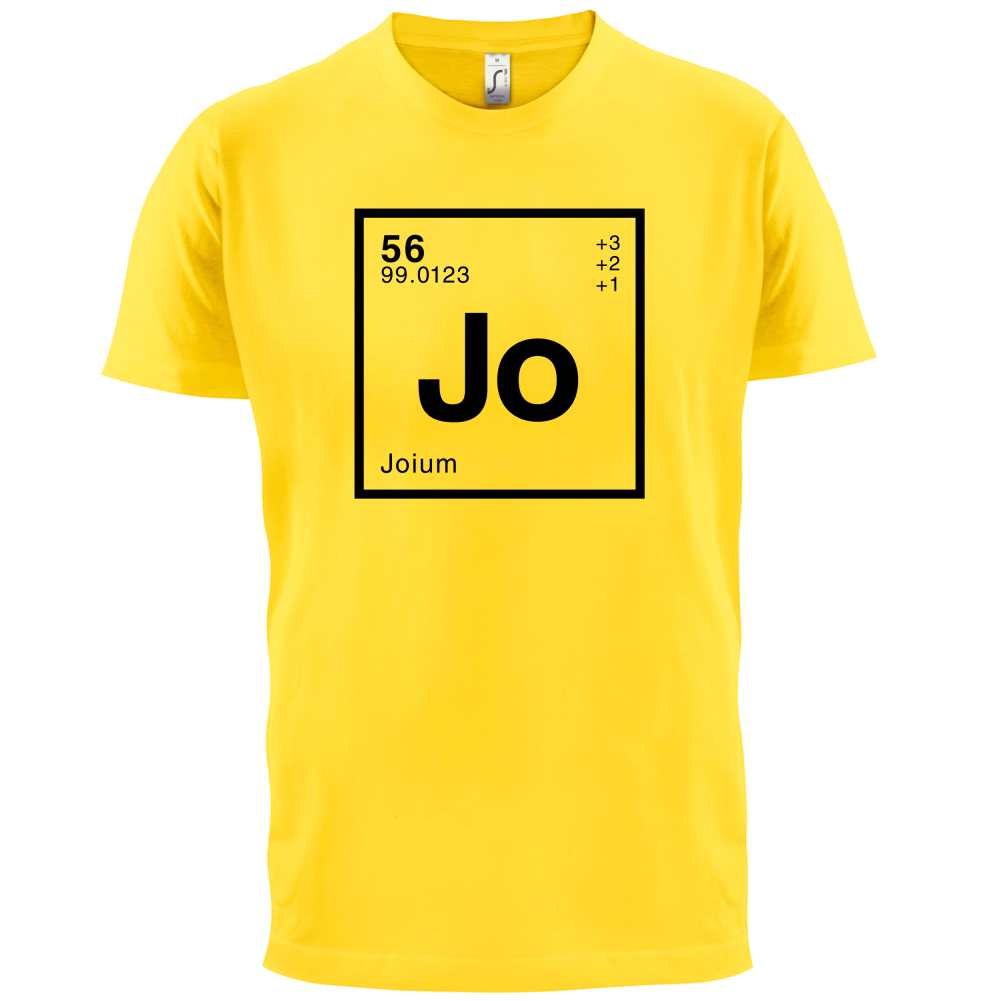 JO Periodic Element Mens TShirt Geeky / Chemistry 13 Colours eBay