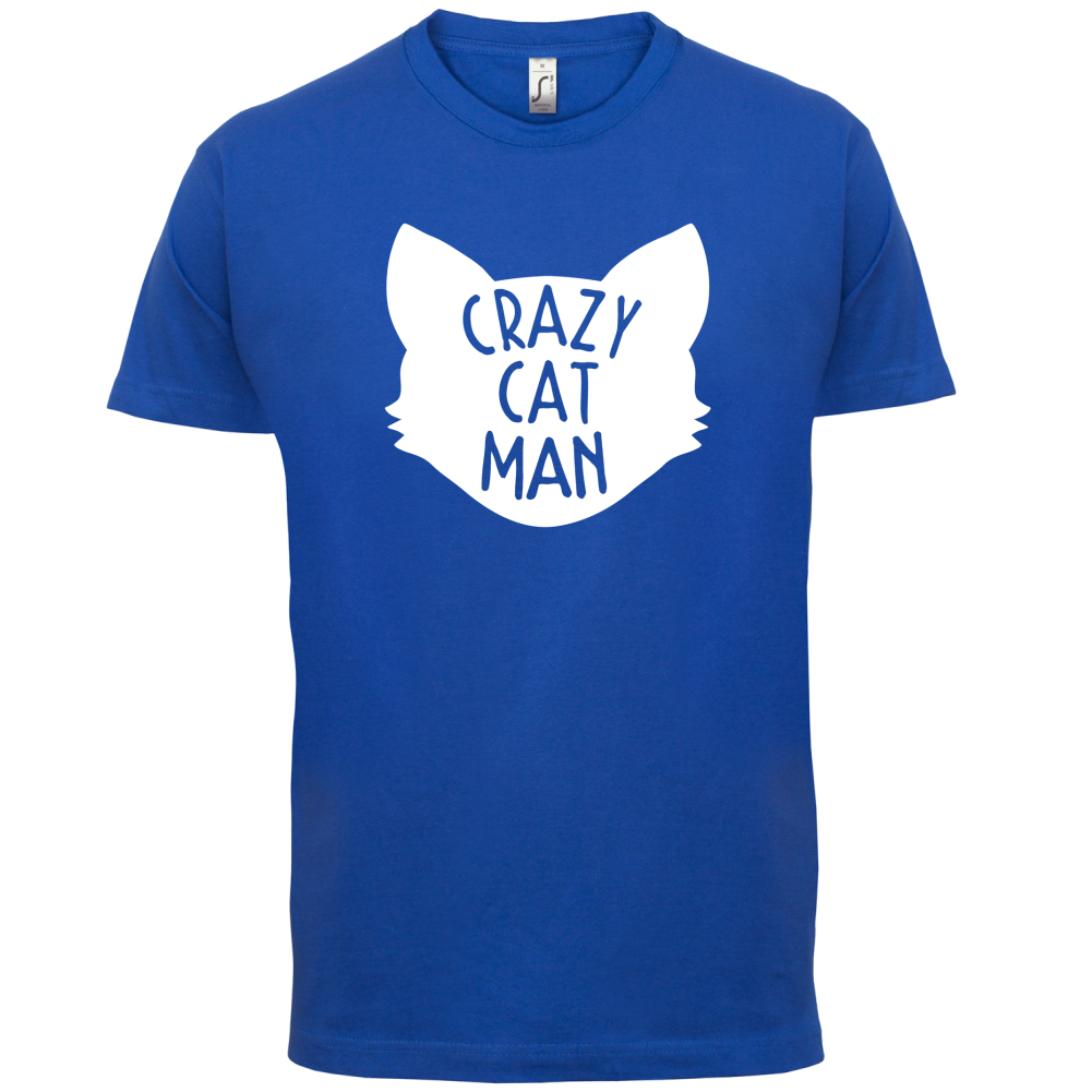 Crazy Cat Man Mens TShirt Cats / Lover 13 Colours Free UK delivery eBay
