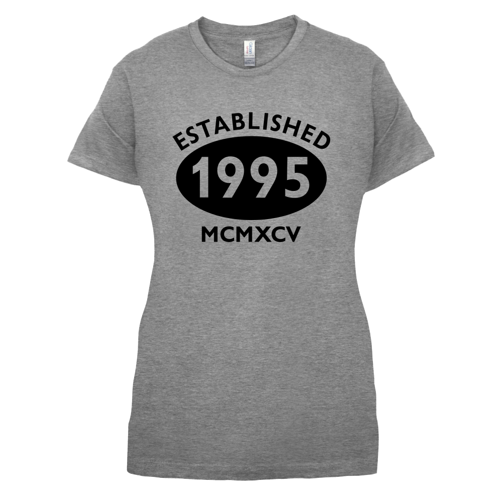 1995 Roman Numerals 21st Birthday Womens T Shirt 14 Colours 