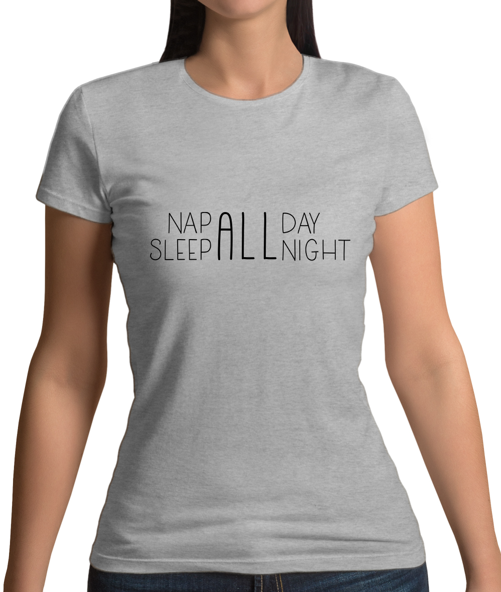 Langschläfer Damen TShirt Lustig Verrückt Träumer Sprüche Motive
