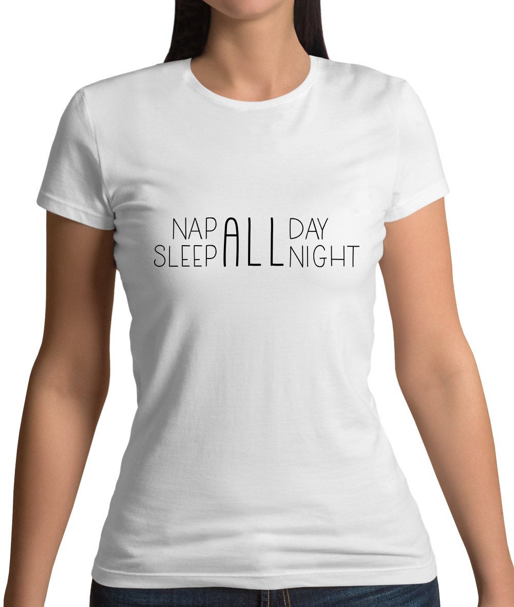 Langschläfer Damen TShirt Lustig Verrückt Träumer Sprüche Motive