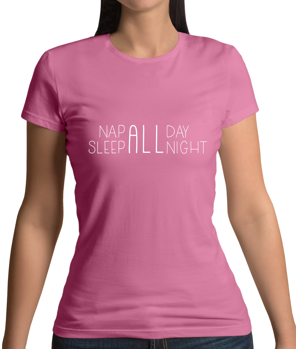 Langschläfer Damen TShirt Lustig Verrückt Träumer Sprüche Motive